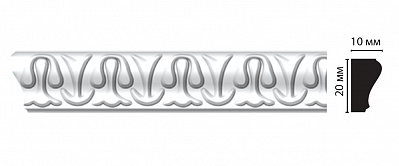Молдинг Decomaster D103B (20*10*2000 мм)