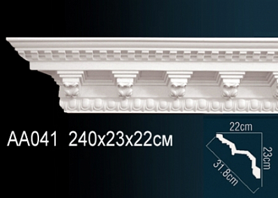 AA041 карниз с орнаментом Perfect Decor