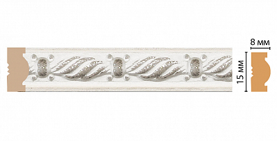 Молдинг Decomaster 105-15 (размер 15x8x2400)