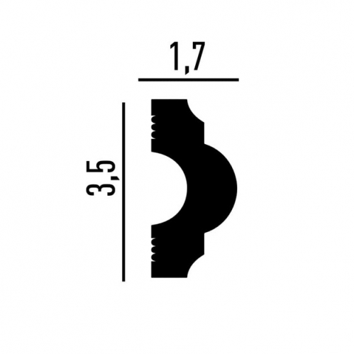 Молдинг Р154