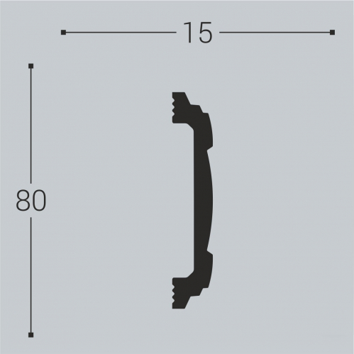 Наличник Н8 80-15