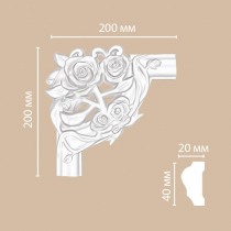DP-304D угол Decomaster (200*200*20мм)