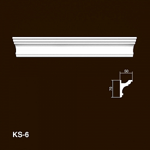 Карниз из гипса KS-6