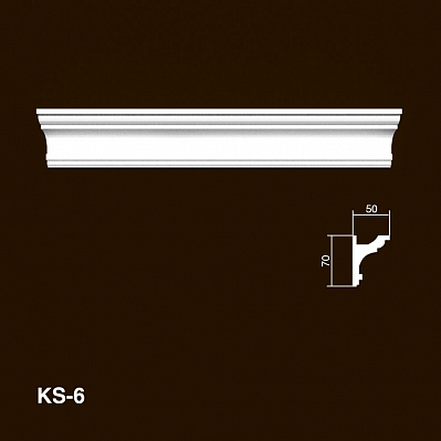 Карниз из гипса KS-6