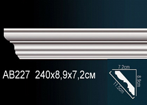 AB227 карниз гладкий Perfect Decor