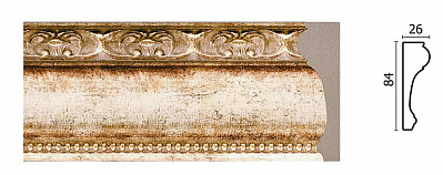 147-127 молдинг (размер 84х26х2400)