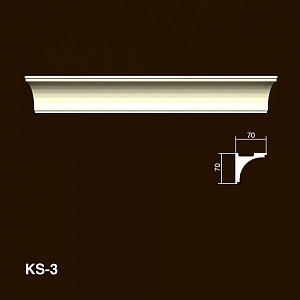 Карниз из гипса KS-3