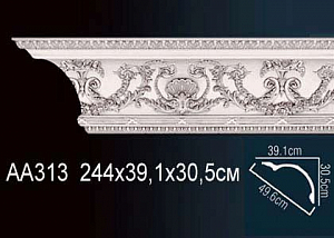 AA313 карниз с орнаментом Perfect Decor