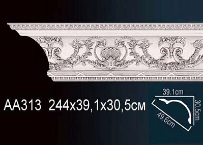 AA313 карниз с орнаментом Perfect Decor