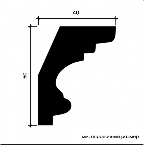 1.50.122F Карниз Европласт гибкий