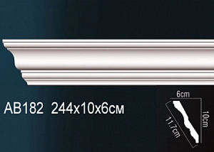 AB182 карниз гладкий Perfect Decor