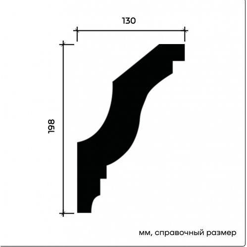 1.50.273F Карниз Европласт гибкий