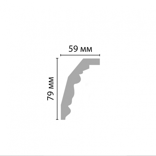 95323A плинтус Decomaster (79*59*2400мм)