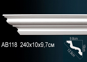 AB118 карниз гладкий Perfect Decor