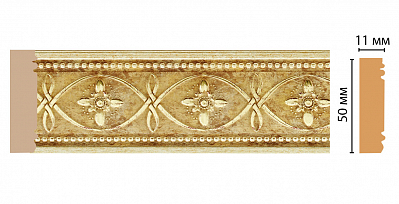 Молдинг Decomaster 156-933 (размер 50х11х2400)