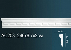 AC203F молдинг гибкий Perfect Decor