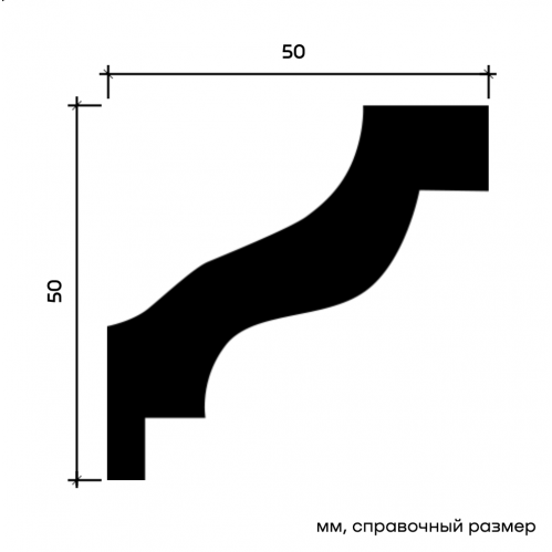 1.50.103F Карниз Европласт гибкий