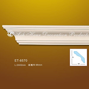 Карниз гладкий ET-8570 Lih Haur