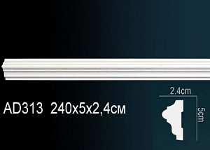 AD313F молдинг гибкий Perfect Decor