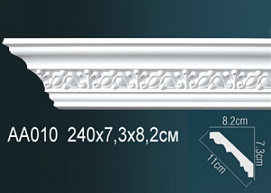 AA010 карниз с орнаментом Perfect Decor