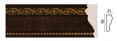 161-1 молдинг (размер 59x21x2400)
