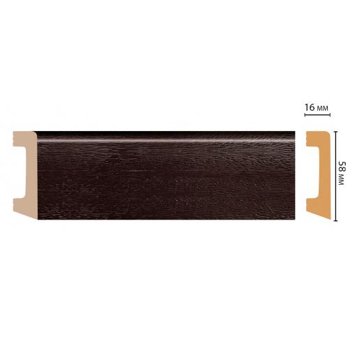 Плинтус Decomaster D234-433ДМ (58*16*2400мм)