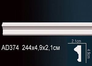 AD374 молдинг гладкий Perfect Decor