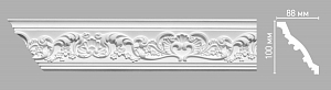95786 плинтус Decomaster (100х88х2400мм)