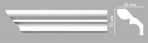 96669 плинтус Decomaster (50х46х2400мм)