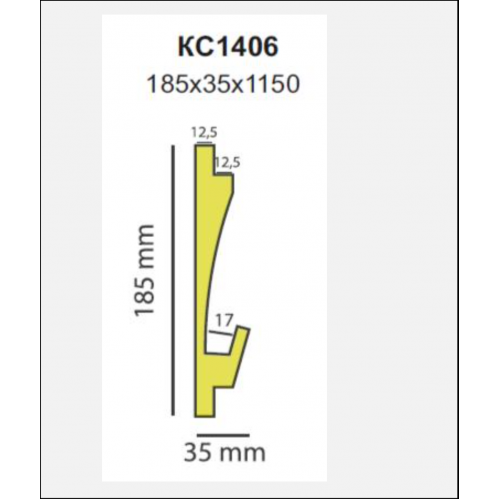 Карниз KD 406 / КС1406