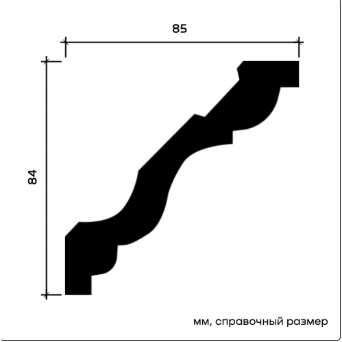 1.50.293F Карниз Европласт гибкий