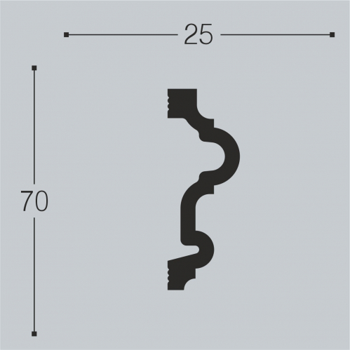 Молдинг М24 70-25