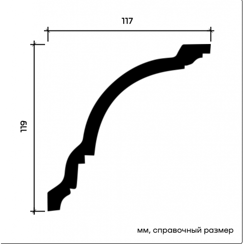 1.50.108F Карниз Европласт гибкий