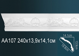 AA107 карниз с орнаментом Perfect Decor