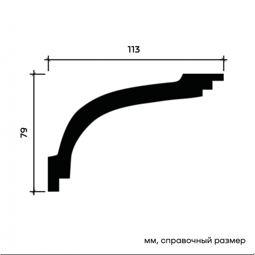 1.50.170F Карниз Европласт гибкий