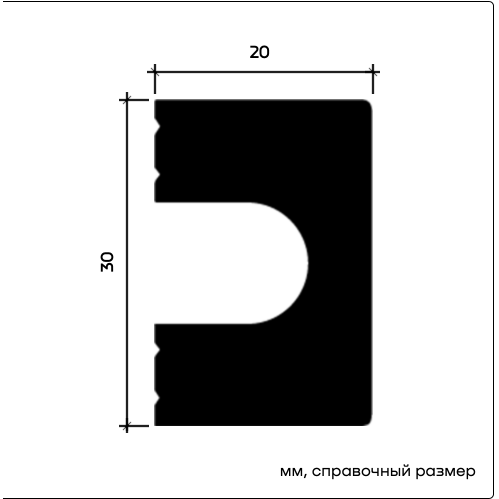 U.6.51.410 Молдинг Европласт