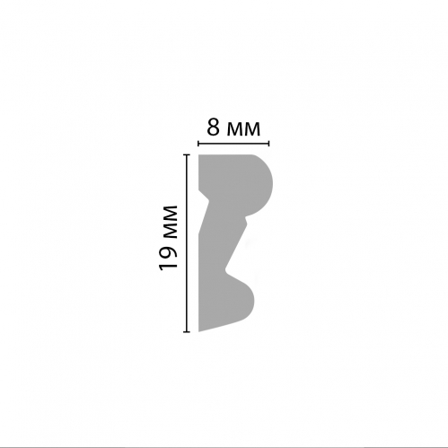 D007-115 ДМ молдинг (19*8*2000)