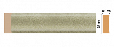 D046-373 цветной молдинг (25*8*2400)