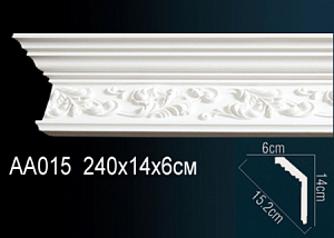 AA015 карниз с орнаментом Perfect Decor