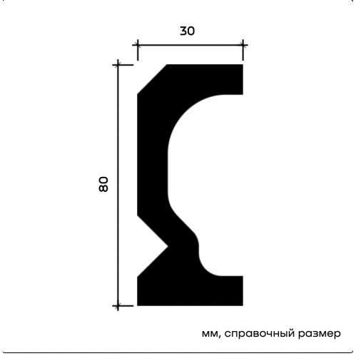1.51.818 Молдинг Европласт