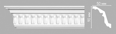 95028 плинтус Decomaster (90х50х2400мм)