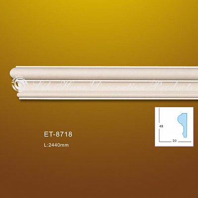 Молдинг гладкий ET-8718 Lih Haur