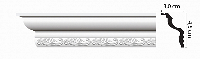Плинтус потолочный Decomaster D148B (30*45*2000 мм)