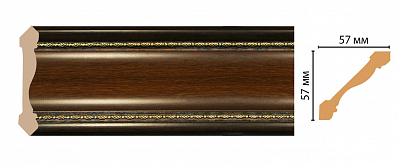 Карниз Decomaster 179-51 (размер 57x57x2400)