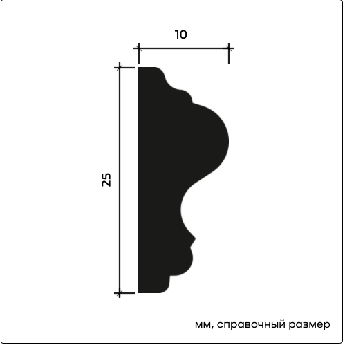 U.6.51.415 Молдинг Европласт