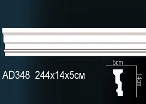 AD348 молдинг гладкий Perfect Decor