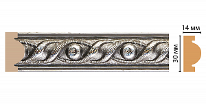 Молдинг Decomaster 157-44 (размер 30х14х2400)