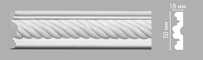 98081 молдинг Decomaster (50х18х2400мм)