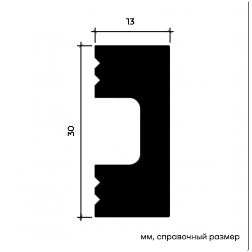 U.6.51.417 Молдинг Европласт