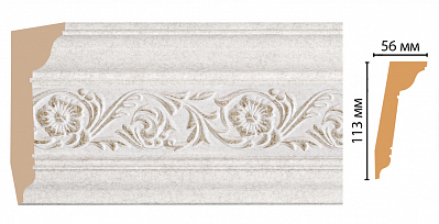 Карниз Decomaster 129D-19D (113*56*2400)